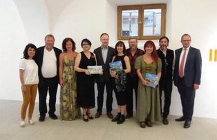 Vernissage von Künstlern aus Málaga im Passauer Kulturmodell, August 2017