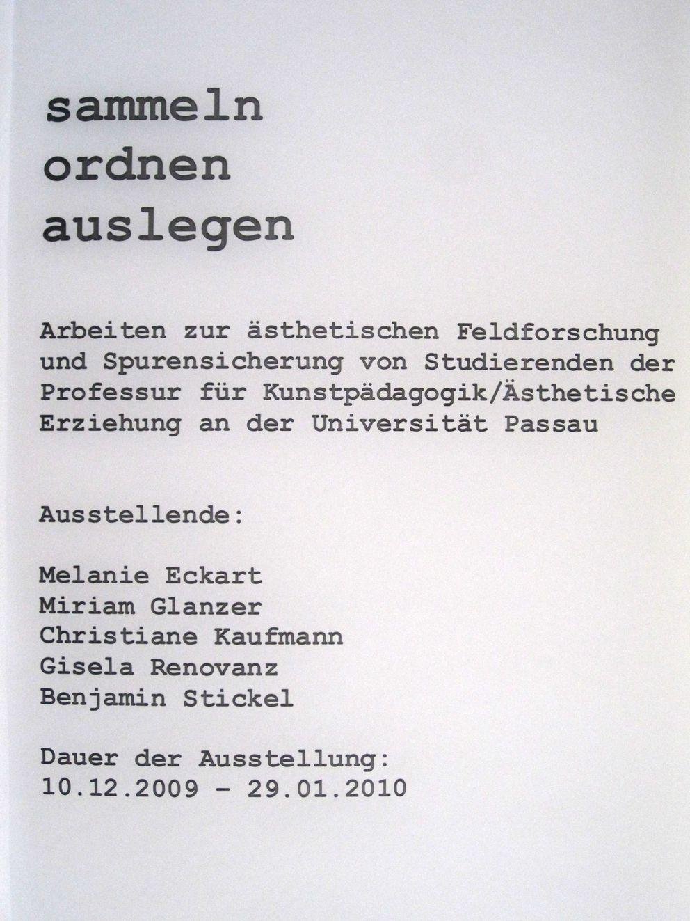 Einladung sammeln ordnen auslegen Einladung sammeln ordnen auslegen