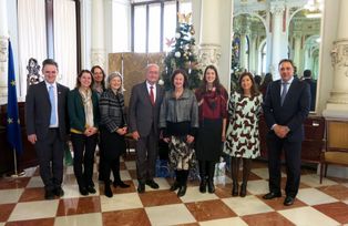 Delegation der Universität Passau zu Besuch in Málaga, Dezember 2015