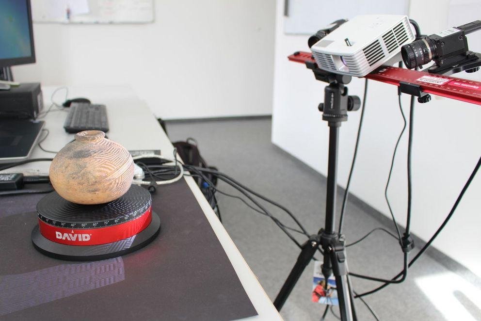 3D-Streifenlichtscanner