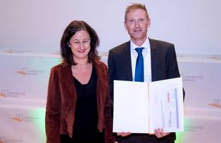 Verleihung des Preises für Verdienste um die Internationalisierung der Universität Passau an Prof. Dr. Michael Grimm, November 2017