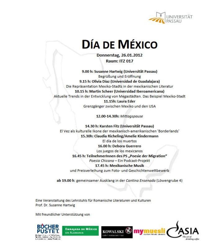 Plakat zum Día de México