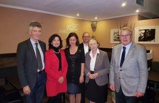 Podiumsdiskussion zur Internationalisierung mit der Vorsitzenden der Hanns-Seidel-Stiftung Prof. Ursula Männle, November 2016