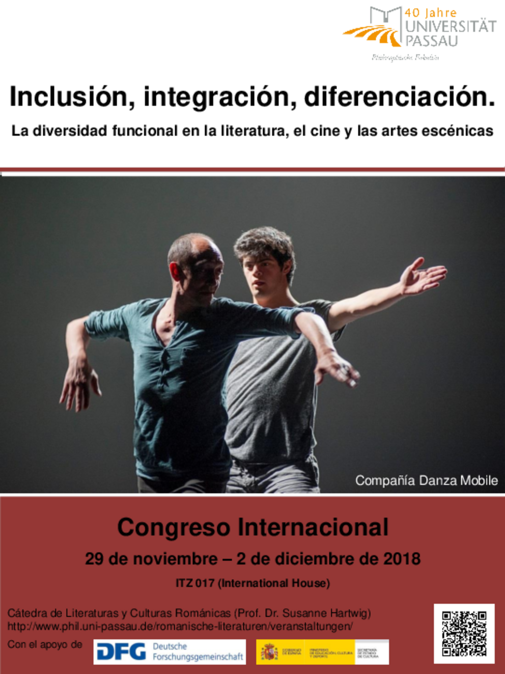 Plakat zum Kongress "Inclusión, integración, diferenciación" Plakat zum Kongress "Inclusión, integración, diferenciación"