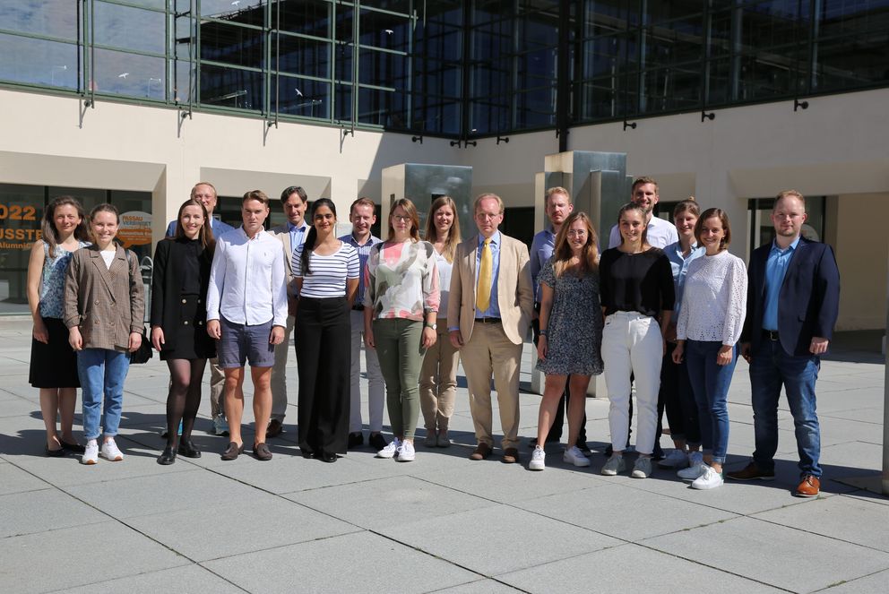 Bildhinweis: Das Team von PATEC. Foto: Universität Passau