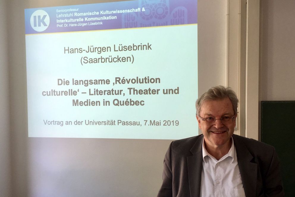 Gastvortrag Prof. Dr. Hans-Jürgen Lüsebrink