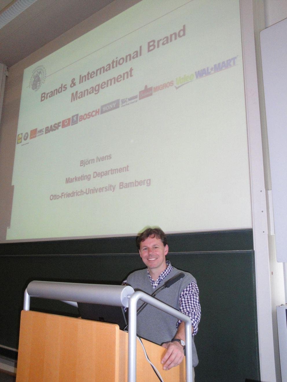 [Translate to Englisch:] Gastvortrag Prof. Dr. Björn Ivens