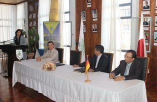 Unterzeichnung eines Memorandum of Understanding mit der University of Antananarivo in Madagaskar, September 2017