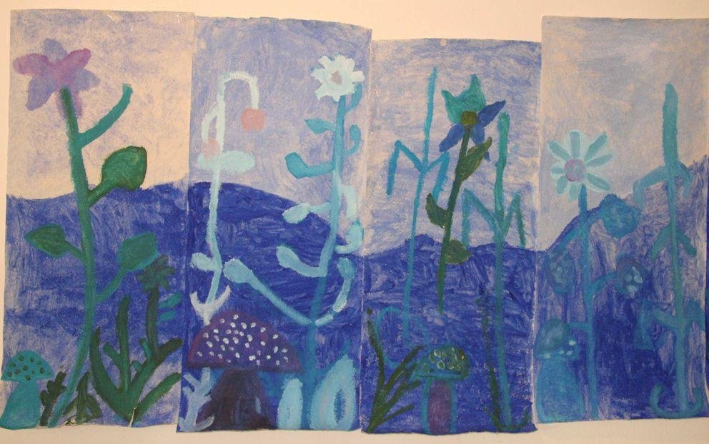 Blaue Blumen (Gemälde) Blaue Blumen (Gemälde)