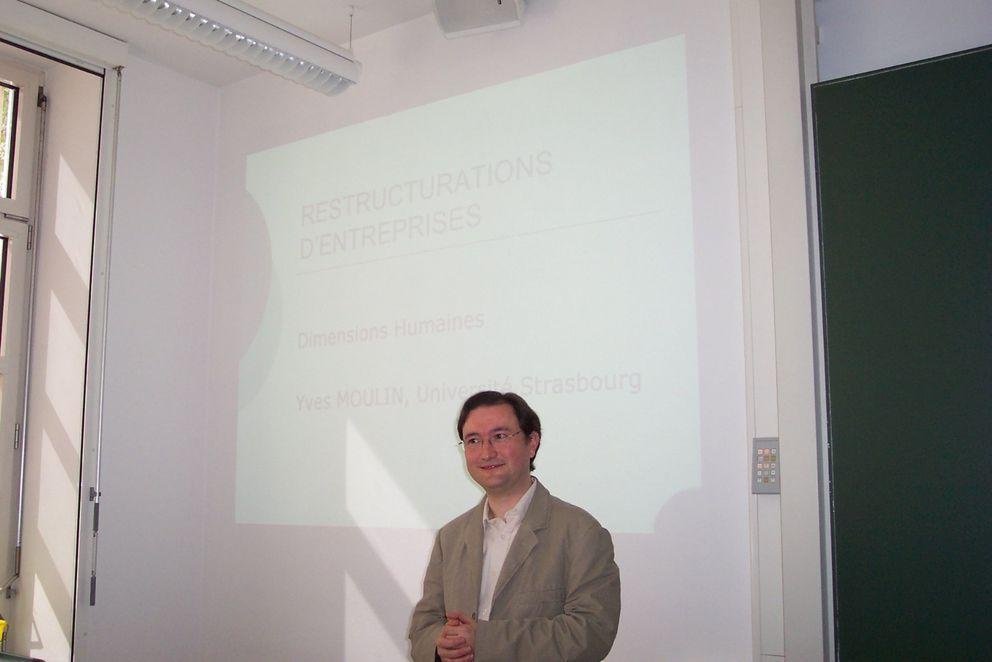 [Translate to Englisch:] Gastvortrag Dr. Yves Moulin