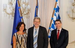 Deutsch-tschechische Hochschulkooperation mit der Karls-Universität in Prag - zu Besuch in der Vertretung des Freistaats Bayern, Juli 2015