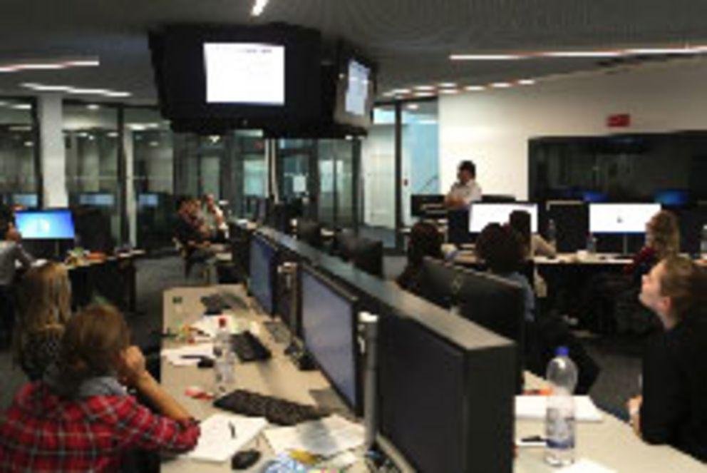 Seminarraum im Zentrum für Medien und Kommunikation Seminarraum im Zentrum für Medien und Kommunikation