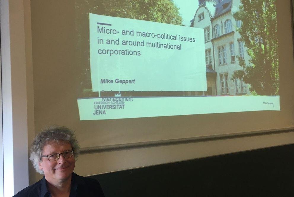 Guest Lectures Professor Dr. Mike Geppert