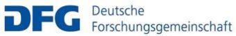 Logo der Deutschen Forschungsgemeinschaft Logo der Deutschen Forschungsgemeinschaft
