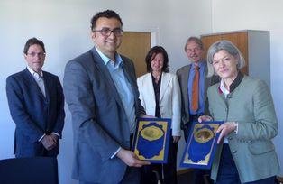 Besuch von der iranischen Universität Shiraz - Unterzeichnung eines Memorandum of Understanding, April 2016