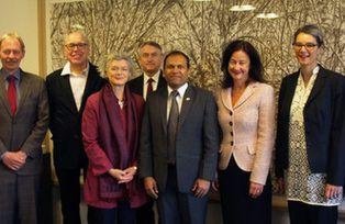 Besuch des indischen Generalkonsuls Sugandh Rajaram, Juni 2017