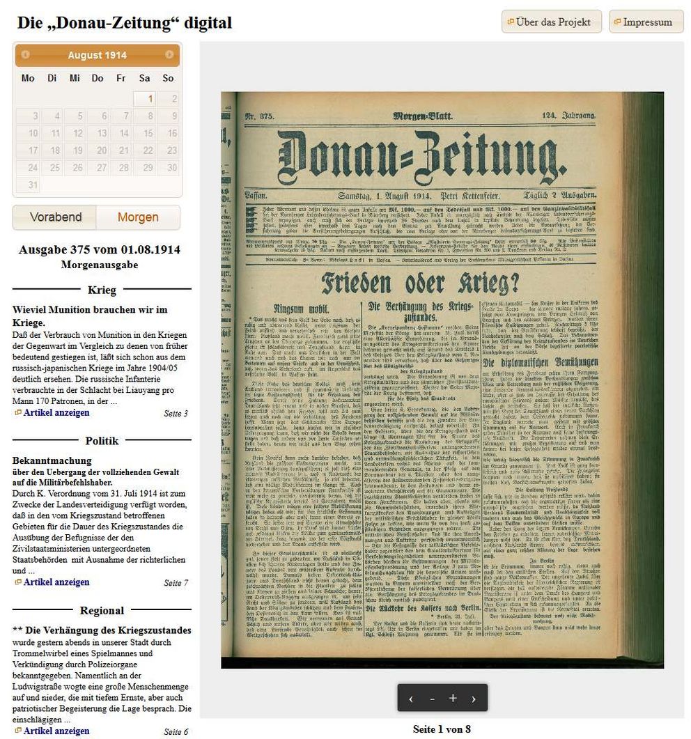 Donau-Zeitung digital