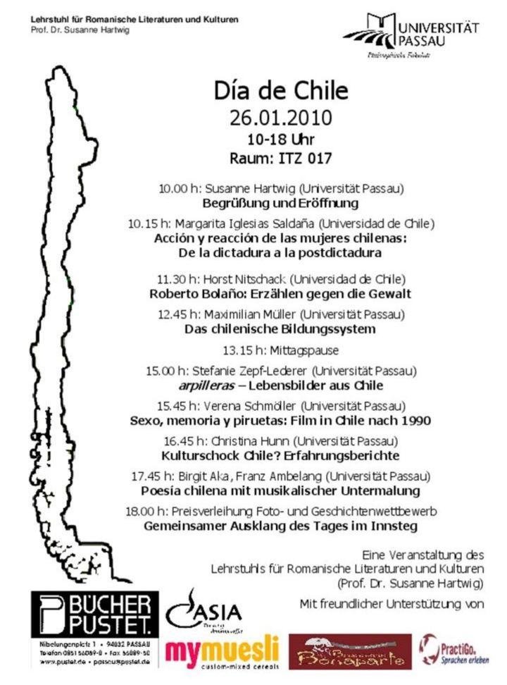 Plakat zum Día de Chile