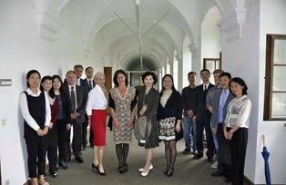 Chinesische Delegation zu Besuch an der Universität Passau, Juli 2016