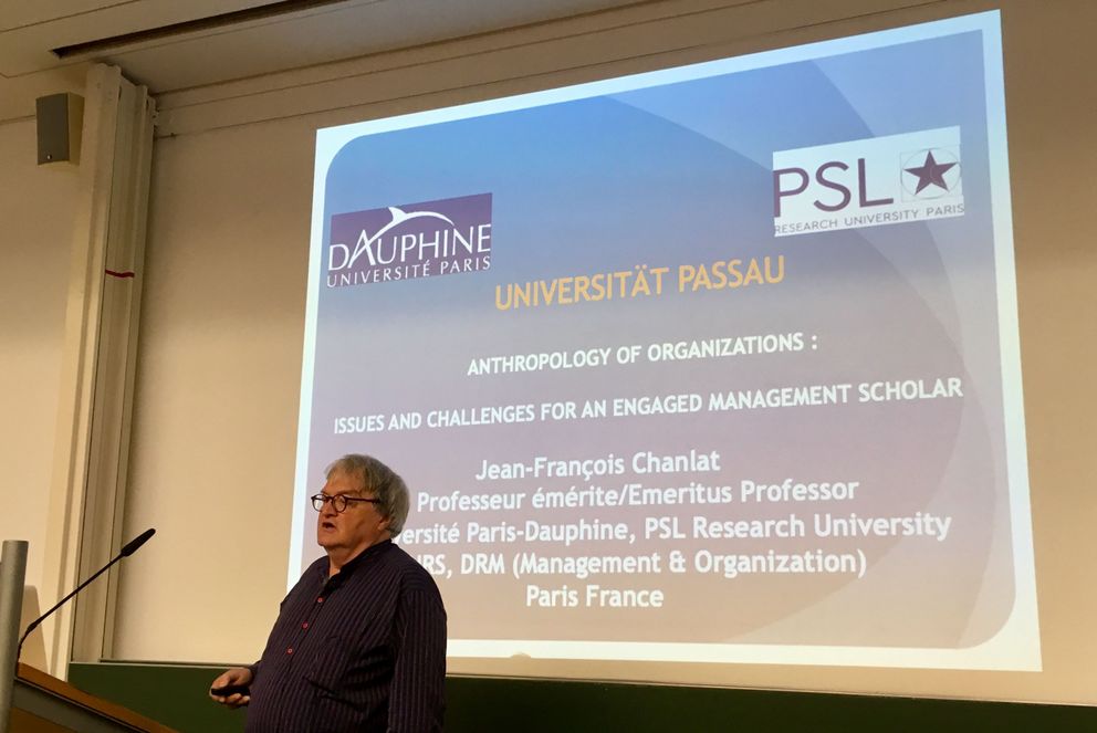 Gastvortrag Prof. Jean-François Chanlat