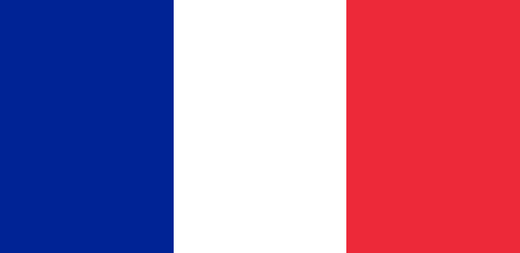 Französische Flagge, Quelle: http://commons.wikimedia.org/wiki/File%3AFlag_of_France.svg