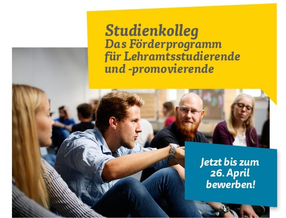 Studienkolleg: Förderprogramm für Lehramtsstudierende und -promovierende