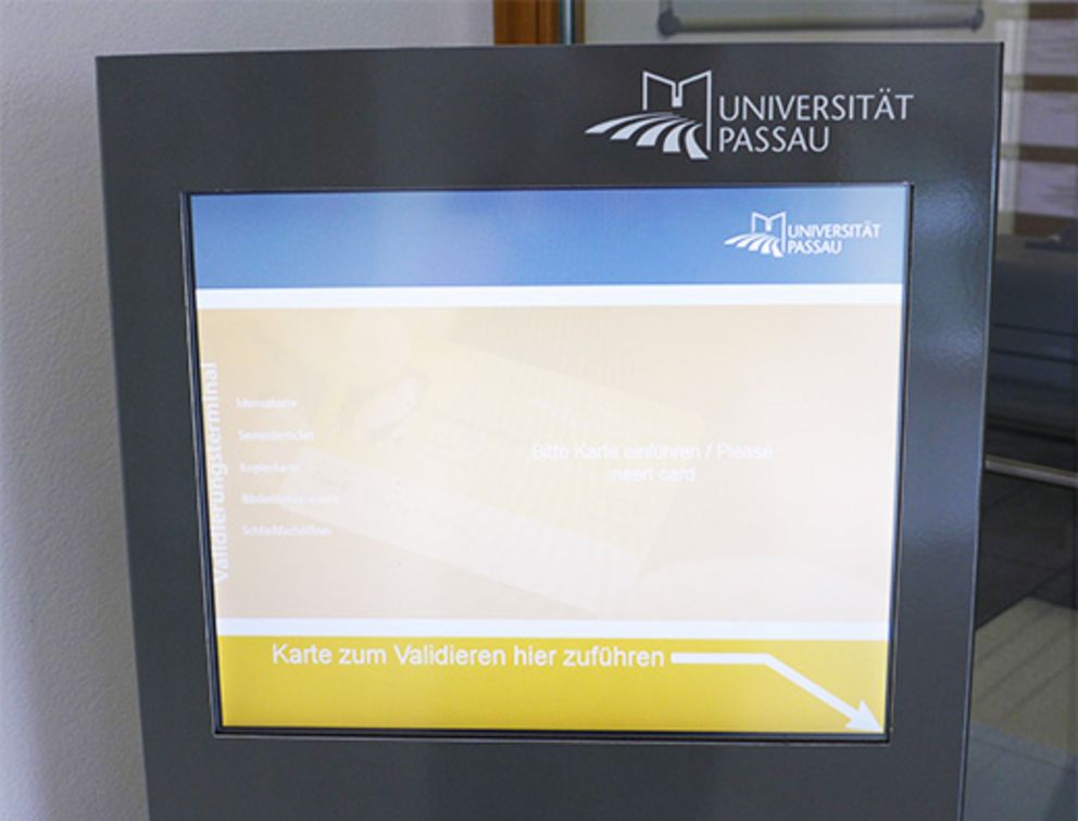 Validierungsstation für die CampusCard