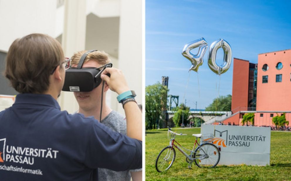 Der Tag der offenen Tür bietet von 11 bis 17 Uhr Einblicke in das Leben, Studieren und Arbeiten auf dem schönsten Campus Deutschlands. Fotos: Universität Passau