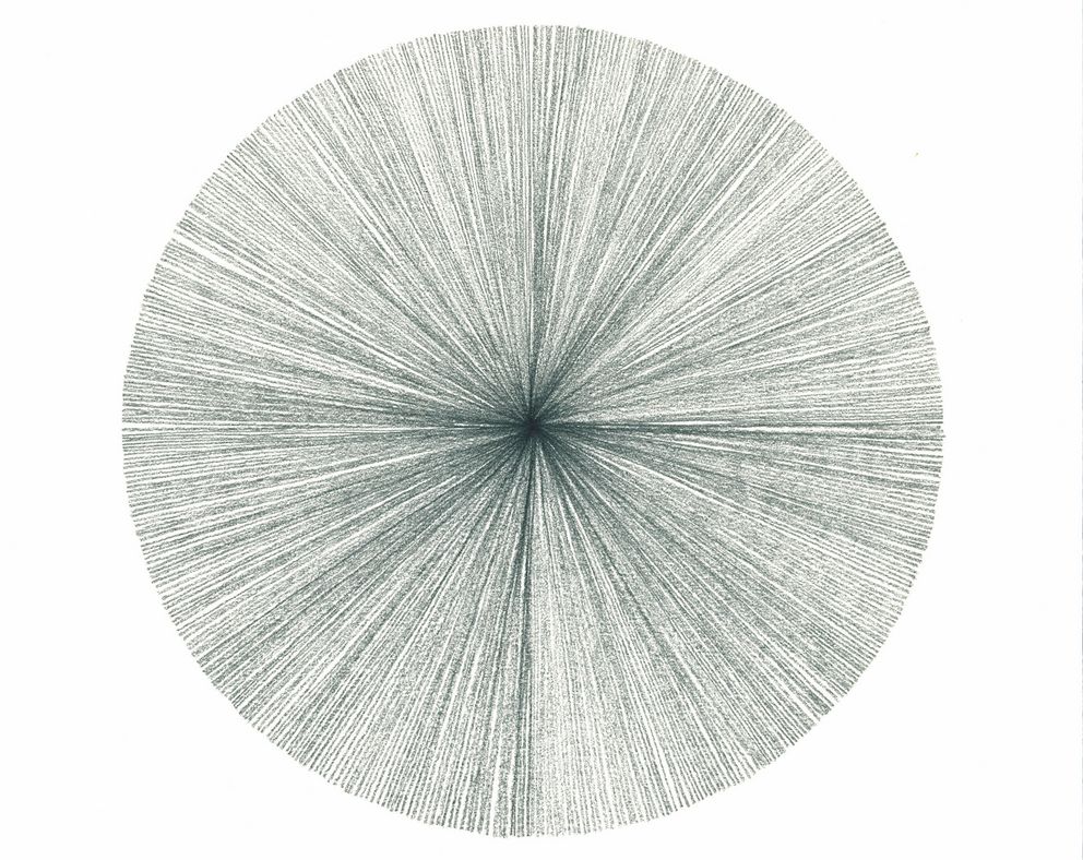 T. 2014, Graphit auf Papier, 38 x 27 cm. Foto: Christiane Kaufmann
